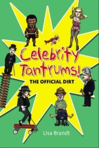 cover is green with a yellow starburst and features bang-on drawings of Michael Jackson, Mike Tyson, Madonna, Bill Clinton, Charlie Chaplin and Woody Allen