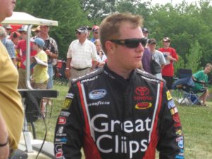 Jason Leffler wearing his race suit. He was in his mid 30s