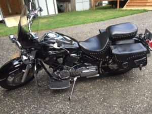 my last motorcycle - a beautiful Yamaha V-star 1100