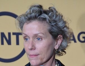 Close-up of Frances McDormand, cropped from photo on Flickr