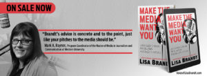 banner ad for my book including a complimentary quote from the head of Western University's journalism and PR program