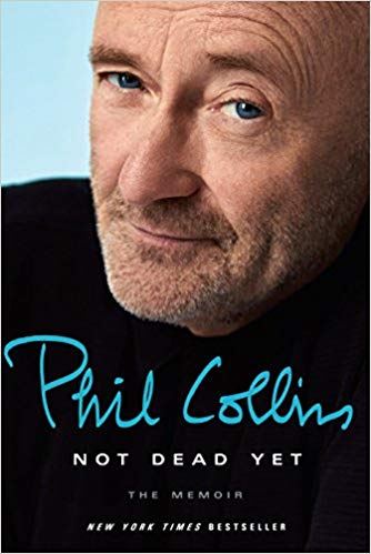 Book cover features a smiling Phil Collins