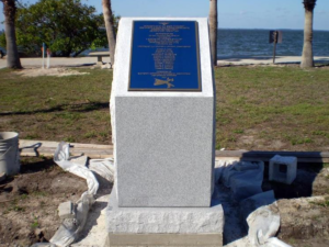 A Granite monument to 13 crew members of board PBM-5 BuNo 59225 who vanished without a trace.