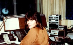 Me at about 20 years old, looking back over my shoulder from the oldest radio control room most people have ever seen - in Red Deer, Alberta.