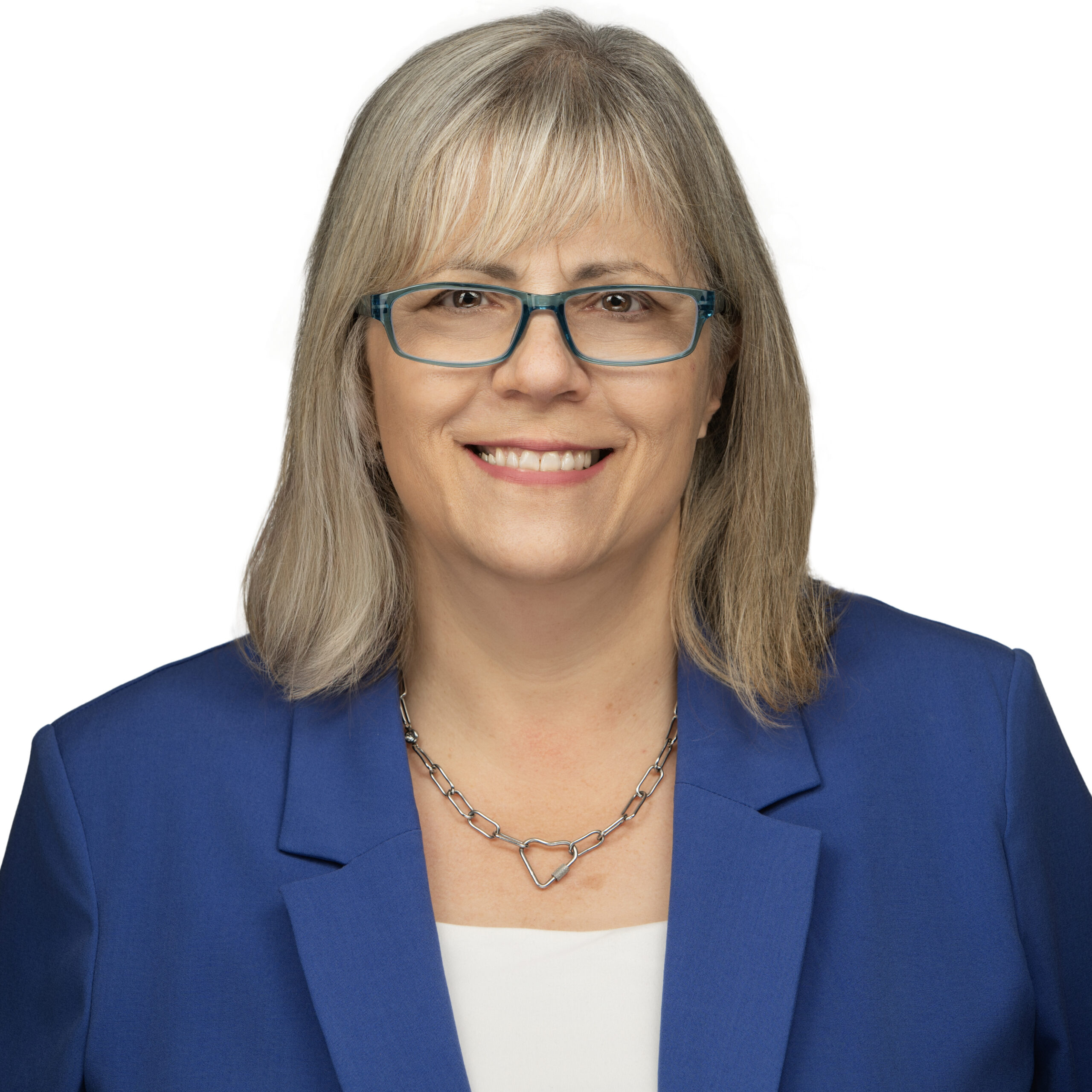 Headshot with white background