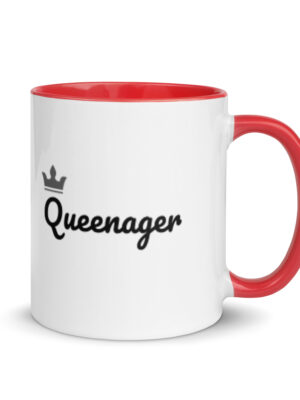 Queenager Mug with Colour Inside