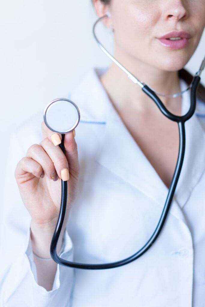 a doctor holding a stethoscope